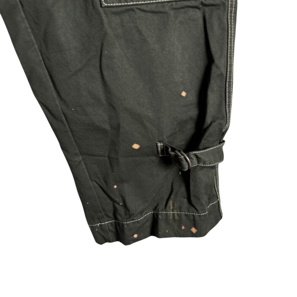 Ashley Park x RTR Olive Green Straight Leg Twill Cargo Pants Size 8 - Picture 7 of 13